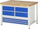 Werkbank höhenverstellbar 8934A2 | B1250xT900xH840-1040mm | 7xSchublade-TA Werkbank höhenverstellbar 8934A2 | B1250xT900xH840-1040mm | 7xSchublade-TA