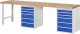 Werkbank 7515A8 | B3000xT700xH890mm | 12xSchublade-TA Werkbank 7515A8 | B3000xT700xH890mm | 12xSchublade-TA