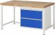 Werkbank höhenverstellbar 8255A1 | B1500xT900xH840-1040mm | 2xSchublade-VA Werkbank höhenverstellbar 8255A1 | B1500xT900xH840-1040mm | 2xSchublade-VA