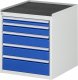 Schubladenschrank L3.11 | B580xT650xH645mm | MT-Top-25mm | 5xSchublade-TA Schubladenschrank L3.11 | B580xT650xH645mm | MT-Top-25mm | 5xSchublade-TA
