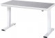 Werktisch elektrisch höhenverstellbar | B1500xT800xH720-1120mm | L-Platte-25 mm Werktisch elektrisch höhenverstellbar | B1500xT800xH720-1120mm | L-Platte-25 mm