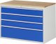 Schubladenschrank XXL5.3 | B1145xT650xH825mm | B-Top-25mm | 4xSchublade-VA Schubladenschrank XXL5.3 | B1145xT650xH825mm | B-Top-25mm | 4xSchublade-VA