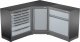 VIGOR Eck-Unterschrank ∙ V6000-011 ∙ L x B x H: 885 mm x 500 mm x 953 mm