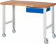Fahrbare Werkbank (höhenverstellbar) 7001A1 | B1500xT700xH950-1000mm | 2BR-2LR