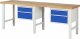 Werkbank höhenverstellbar 7123A1 | B2500xT700xH790-1140mm | 4xSchublade-TA Werkbank höhenverstellbar 7123A1 | B2500xT700xH790-1140mm | 4xSchublade-TA
