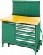 Fahrbare Werkbank 5 Schubl. L.760mm x B.1200mm x H.1400mm Fahrbare Werkbank 5 Schubl. L.760mm x B.1200mm x H.1400mm