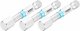 HAZET Bit 2204NSLG-8/3 ∙ 1/4 Zoll (6,3 mm) Sechskant massiv ∙ Innen Sechskant Profil ∙ 3-teilig ∙ SW 8 mm