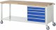Fahrbare Werkbank 8271 | B2000xT700xH880mm | 5xSchublade-VA