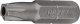 HAZET 5-Stern Bit 2225-30H ∙ 1/4 Zoll (6,3 mm) Sechskant massiv ∙ Innen 5-Stern Profil mit Zapfen ∙ SW 30H