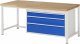 Werkbank 8359A1 | B2000xT900xH840mm | 3xSchublade-VA Werkbank 8359A1 | B2000xT900xH840mm | 3xSchublade-VA