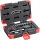 VIGOR Steckschlüssel Satz ∙ V3734N ∙ 1/4 Zoll (6,3 mm) Vierkant hohl ∙ Außen Sechskant Profil | Innen TORX® Profil | Innen Sechska