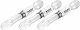 HAZET Bit 2216NSLG-PZ3/3 ∙ 1/4 Zoll (6,3 mm) Sechskant massiv ∙ Pozidriv Profil PZ ∙ 3-teilig ∙ SW PZ3