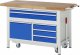 Werkbank mit Fahrgestell 8922 | B1500xT700xH920mm | 5xSchublade-VA | 1xTür Werkbank mit Fahrgestell 8922 | B1500xT700xH920mm | 5xSchublade-VA | 1xTür