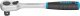 HAZET HiPer Feinzahn-Umschaltknarre ∙ kurz 916HPK ∙ 1/2 Zoll (12,5 mm) Vierkant massiv ∙ Länge: 200 mm