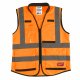 Prem.Warnschutzweste orange 2XL/3XL Prem.Warnschutzweste orange 2XL/3XL