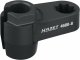 HAZET Abgassonden Einsatz 4680-8 ∙ 1/2 Zoll (12,5 mm) Doppel-Vierkant hohl ∙ Außen Sechskant Profil ∙ SW 17 mm