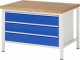 Werkbank höhenverstellbar 8357A2 | B1250xT900xH840-1040mm | 3xSchublade-TA Werkbank höhenverstellbar 8357A2 | B1250xT900xH840-1040mm | 3xSchublade-TA
