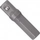 VIGOR Adapter ∙ V2452N ∙ 1/4 Zoll (6,3 mm) Sechskant massiv ∙ 1/4 Zoll (6,3 mm) Vierkant massiv ∙ 25 mm