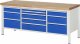 Werkbank 8758A2 | B2000xT700xH840mm | 11xSchublade-TA