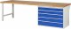 Werkbank 7713A1 | B3000xT900xH840mm | 5xSchublade-VA