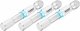 HAZET Bit 2204NSLG-6/3 ∙ 1/4 Zoll (6,3 mm) Sechskant massiv ∙ Innen Sechskant Profil ∙ 3-teilig ∙ SW 6 mm