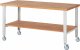 Fahrbare Werkbank (höhenverstellbar) 7000-7 | B2000xT900xH950-1000mm | 2BR-2LR