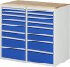Schubladenschrank LL7.11.11 | B1145xT650xH1035mm | B-Top-25mm | 16xSchublade-VA Schubladenschrank LL7.11.11 | B1145xT650xH1035mm | B-Top-25mm | 16xSchublade-VA
