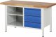 Werkbank 8462I2 | B1500xT700xH840-1040mm | 3xSchublade-TA