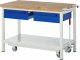 Werkbank mit Fahrgestell 8002I6 | B1250xT700xH880mm | 2xSchublade-TA Werkbank mit Fahrgestell 8002I6 | B1250xT700xH880mm | 2xSchublade-TA