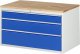 Schubladenschrank XXL3.16 | B1145xT650xH645mm | B-Top-25mm | 3xSchublade-TA