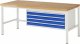 Werkbank 8333A1 | B2000xT900xH840mm | 4xSchublade-TA Werkbank 8333A1 | B2000xT900xH840mm | 4xSchublade-TA