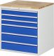 Schubladenschrank XL5.9 | B770xT650xH825mm | B-Top-25mm | 6xSchublade-VA Schubladenschrank XL5.9 | B770xT650xH825mm | B-Top-25mm | 6xSchublade-VA