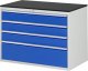 Schubladenschrank XXL5.3 | B1145xT650xH820mm | M-Top-22mm | 4xSchublade-TA Schubladenschrank XXL5.3 | B1145xT650xH820mm | M-Top-22mm | 4xSchublade-TA