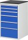 Schubladenschrank L7.7 | B580xT650xH1030mm | M-Top-22mm | 6xSchublade-TA