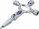 VIGOR Baustellenschlüssel ∙ MasterKey ∙ Bau ∙ V4228 ∙ L x B: 170 mm x 80 mm