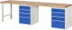 Werkbank 7510A8 | B3000xT700xH890mm | 8xSchublade-TA Werkbank 7510A8 | B3000xT700xH890mm | 8xSchublade-TA