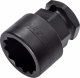HAZET Schlag- | Maschinenschrauber Steckschlüsseleinsatz 900SZ6-22 ∙ 1/2 Zoll (12,5 mm) Vierkant hohl | 24 mm Außen-Sechskant ∙ Au
