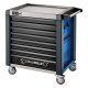 Werkstattwagen 98/8 PRO 8 Schubl. 651 x 1001 x 1020 mm blau | RAL 270 30 35; schwarz | RAL 9005 Werkstattwagen 98/8 PRO 8 Schubl. 651 x 1001 x 1020 mm blau | RAL 270 30 35; schwarz | RAL 9005