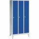 C+P Umkleidespind Classic 801030S10002 3Abteile lgr/ebl