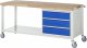 Fahrbare Werkbank 8257 | B2000xT700xH880mm | 3xSchublade-TA