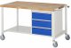Fahrbare Werkbank 8157 | B1500xT900xH880-1080mm | 3xSchublade-VA Fahrbare Werkbank 8157 | B1500xT900xH880-1080mm | 3xSchublade-VA