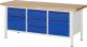 Werkbank 8568I2 | B2000xT700xH840-1040mm | 5xSchublade-TA | 2xTüren Werkbank 8568I2 | B2000xT700xH840-1040mm | 5xSchublade-TA | 2xTüren