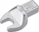 HAZET Einsteck-Maulschlüssel 6450C-10 ∙ 9 x 12 mm Einsteck-Vierkant massiv ∙ Außen Sechskant Profil ∙ SW 10 mm