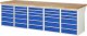Werkbank 7515A6 | B3000xT900xH890mm | 30xSchublade-TA Werkbank 7515A6 | B3000xT900xH890mm | 30xSchublade-TA