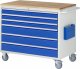 Montagewagen XXL5.9 | B1145xT650xH975mm | 6xSchublade-VA | B-Top-25mm