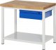 Werkbank 8001I6 | B1000xT700xH840mm | Ablageboden Metall | 1xSchublade-TA