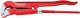 S-Maul-Rohrzange Maul-W.60mm L.440mm Kopf rot lackiert | poliert S-Maul-Rohrzange Maul-W.60mm L.440mm Kopf rot lackiert | poliert