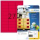 HERMA Etikett 5045 63,5x29,6mm neonrot 540 St./Pack. HERMA Etikett 5045 63,5x29,6mm neonrot 540 St./Pack.