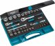 HAZET Steckschlüssel Satz 882-1 ∙ 3/8 Zoll (10 mm) Vierkant hohl | 1/4 Zoll (6,3 mm) Vierkant hohl | 1/4 Zoll (6,3 mm) Sechskant m