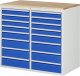 Schubladenschrank LL7.8.8 | B1145xT650xH1035mm | B-Top-25mm | 16xSchublade-VA Schubladenschrank LL7.8.8 | B1145xT650xH1035mm | B-Top-25mm | 16xSchublade-VA